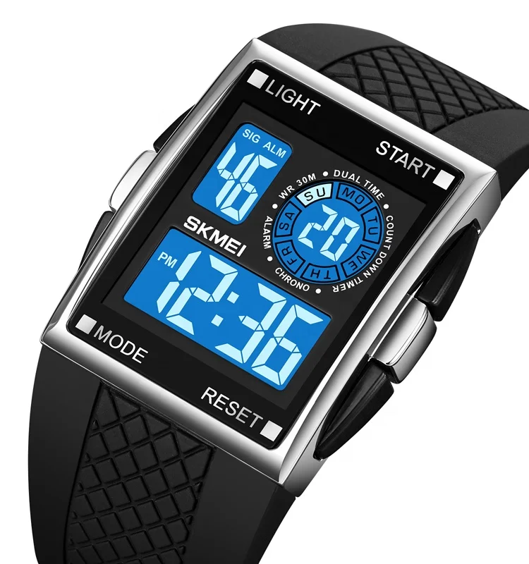 SKMEI Watch 1967 Women Man LED Digital Electronic Sports Chronograph Watch