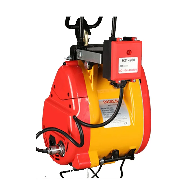Wholesale Mini Portable 180kg 30m Wire Rope Traction Hoist Home Construction