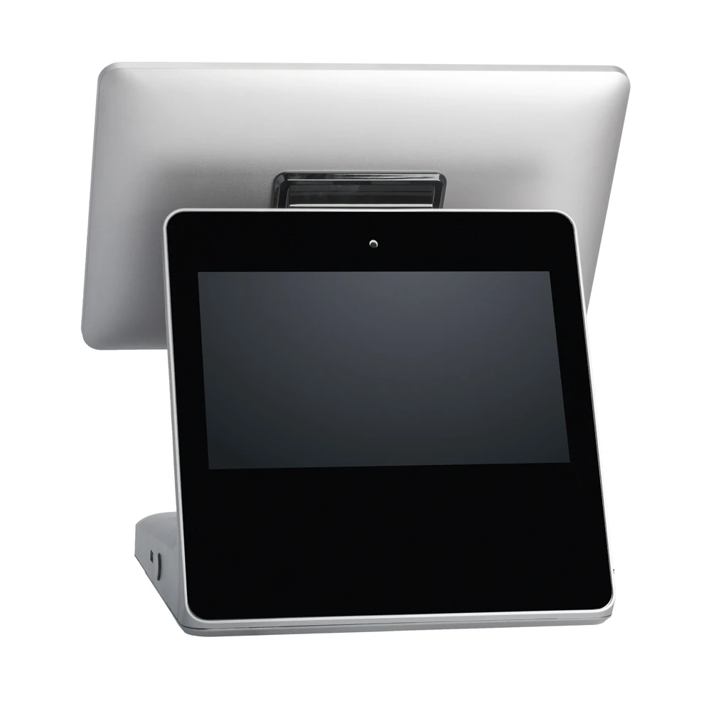 15.6 Inch All In One Capacitive Touch Screen Best Selling POS System Dual Screen Retail Cashier POS System For Hyper Market