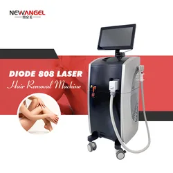 Professional skin rejuvenation 1064 755 808nm permanent hair remove 808nm diode laser hair removal machine