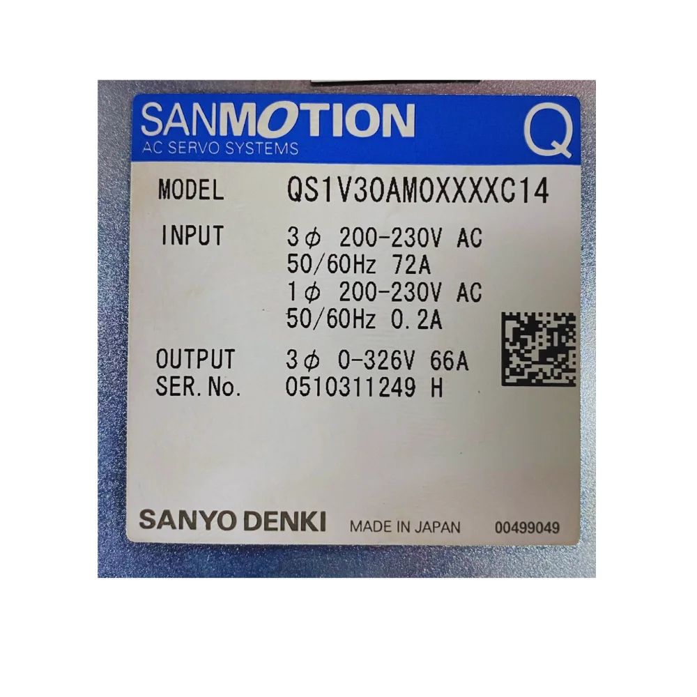 100% Original Sanmotion Spindle Amp 22k Brother Use Brother Tapping Machine TC-31B QS1V30AM0XXXC