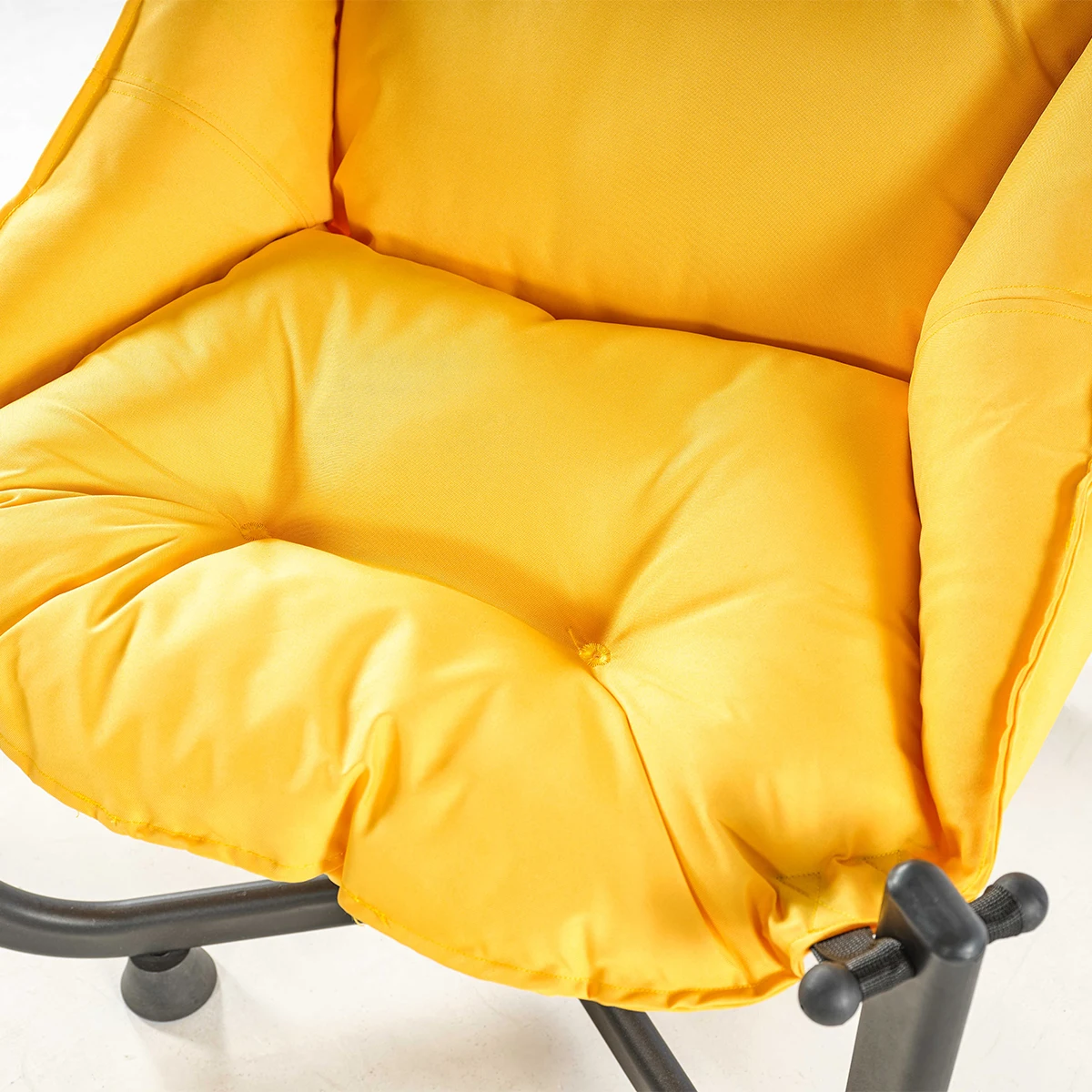 Indoor Garden Living Room Shop Cozy Chair/Faux Fur Saucer Chair for Bedroom Moon Chair Relax Folding Foldable