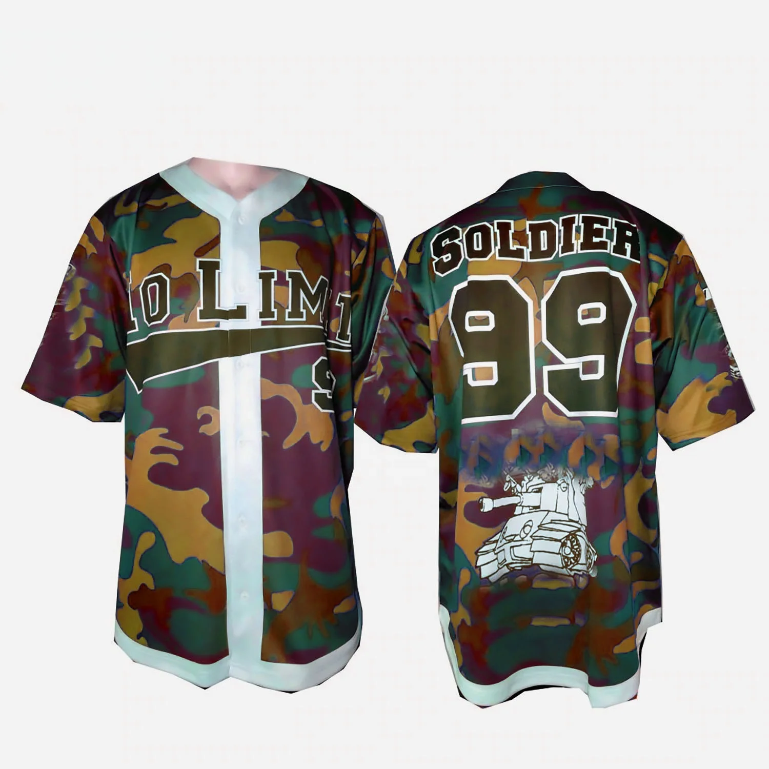 Fast delivery Custom Printing Baseball Plain Shirts Baseball Jersey Outfit Mens Sublimation Cheap Price Baseball jersey