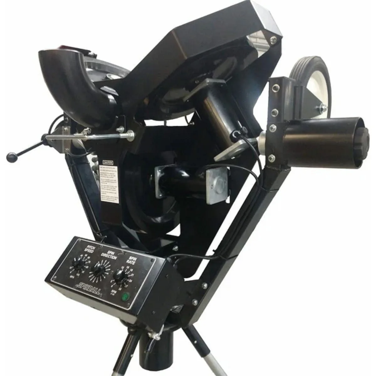 100% Quality 3 Spinball Wizard 3 Wheel Baseball Pitching Machine