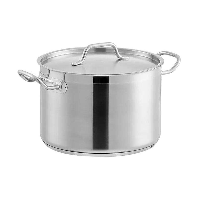 Best Selling Stainless steel 24/26/28/30cm big stockpot commercial kitchen cooking pots cookware stock pots