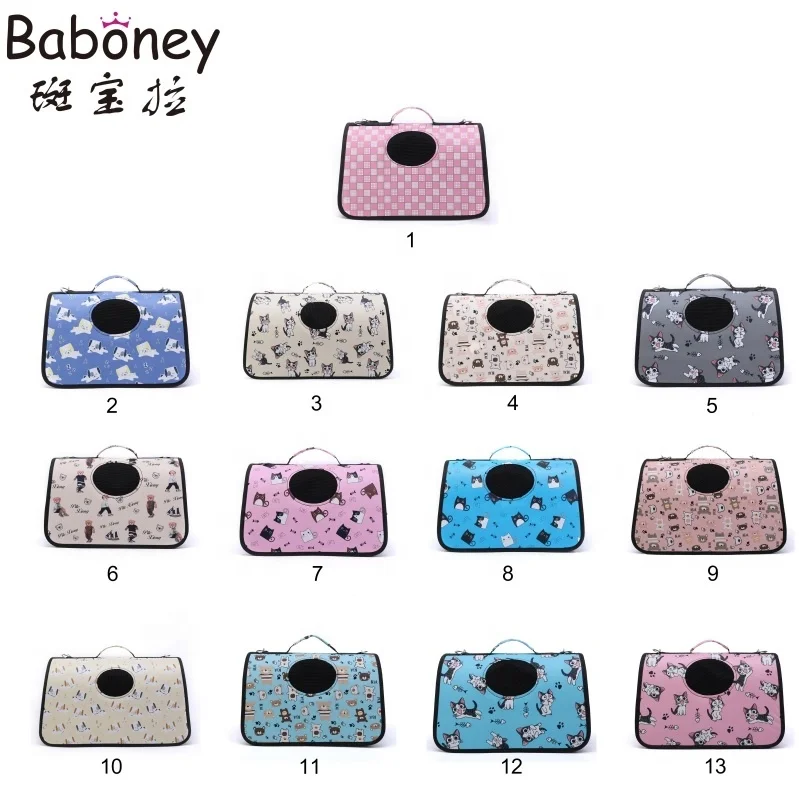 Manufacturer Cat Carrier Bag Foldable Dog Bag for Big and Medium Pets Size L