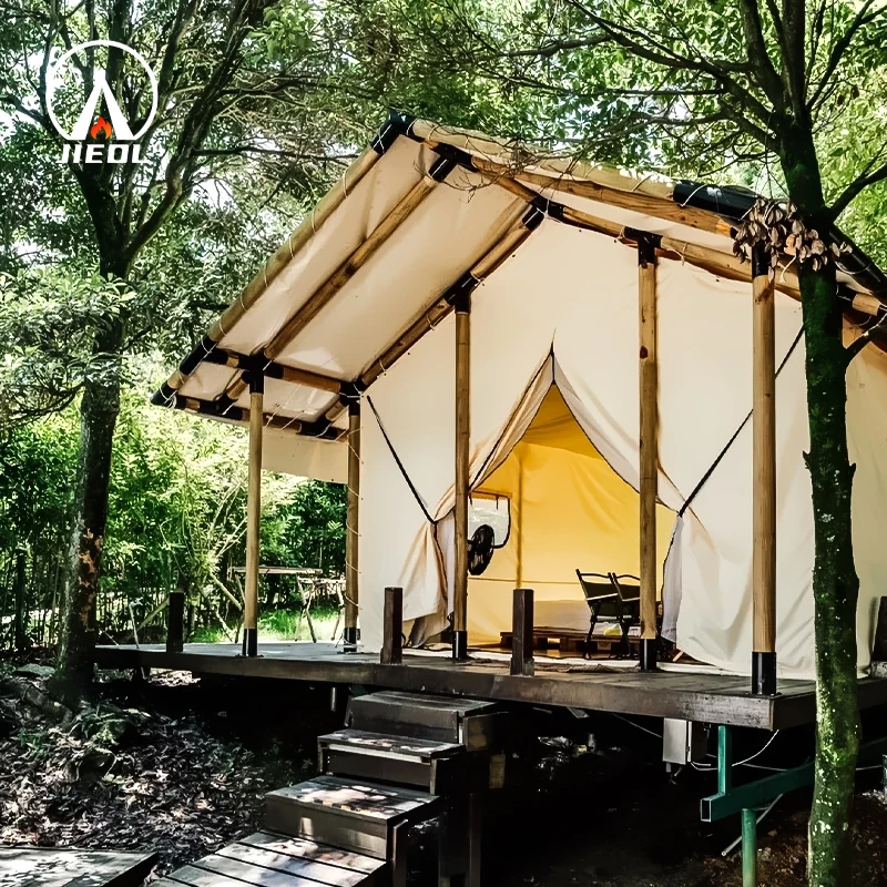 2024 Лидер продаж Новые Роскошные сафари Glamping водонепроницаемые палатки заводская цена