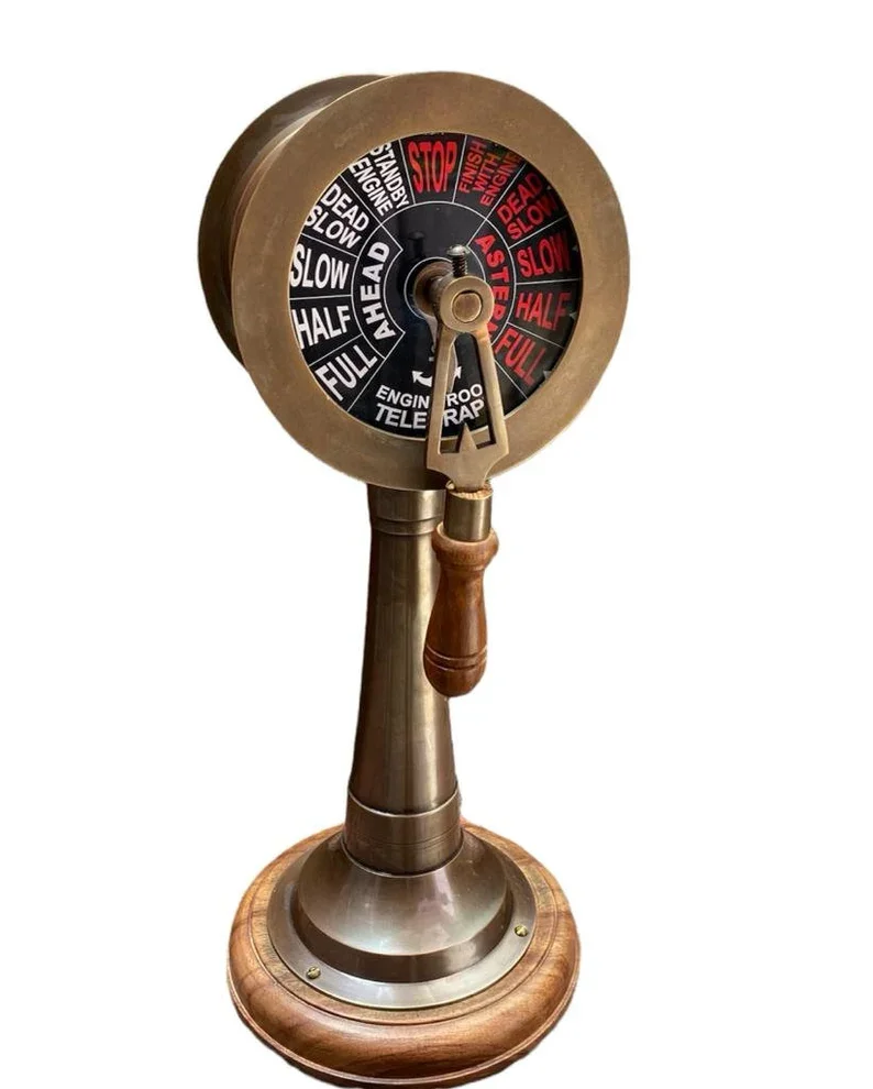 Vintage Style Collectible Marine Brass Telegraph Nautical Designer Metal Crafts Pen Holder Telegraph In Wholesale Cheap Price