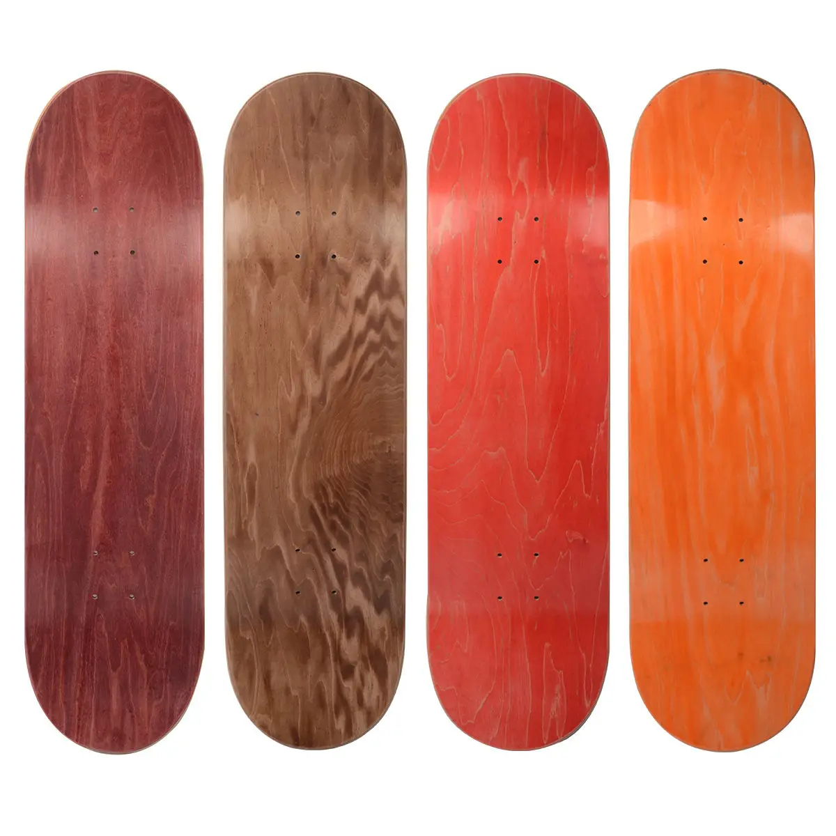 7 layer Double-layer stained deep concave beginner B-level Canadian Maple skateboard deck