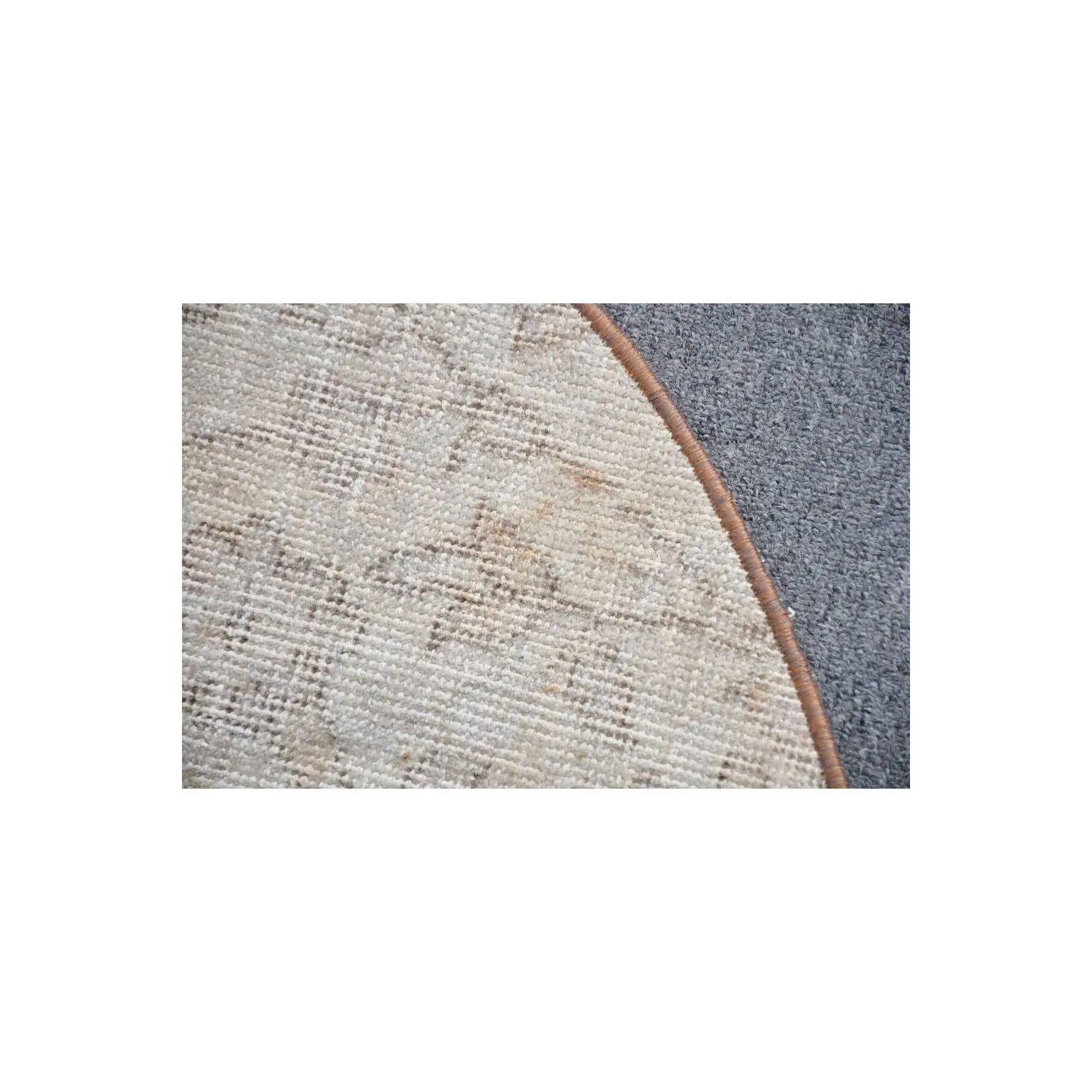 Hand Woven Carpet Anatolian Carpet, 75x45 Cm, ​​Mat Carpet