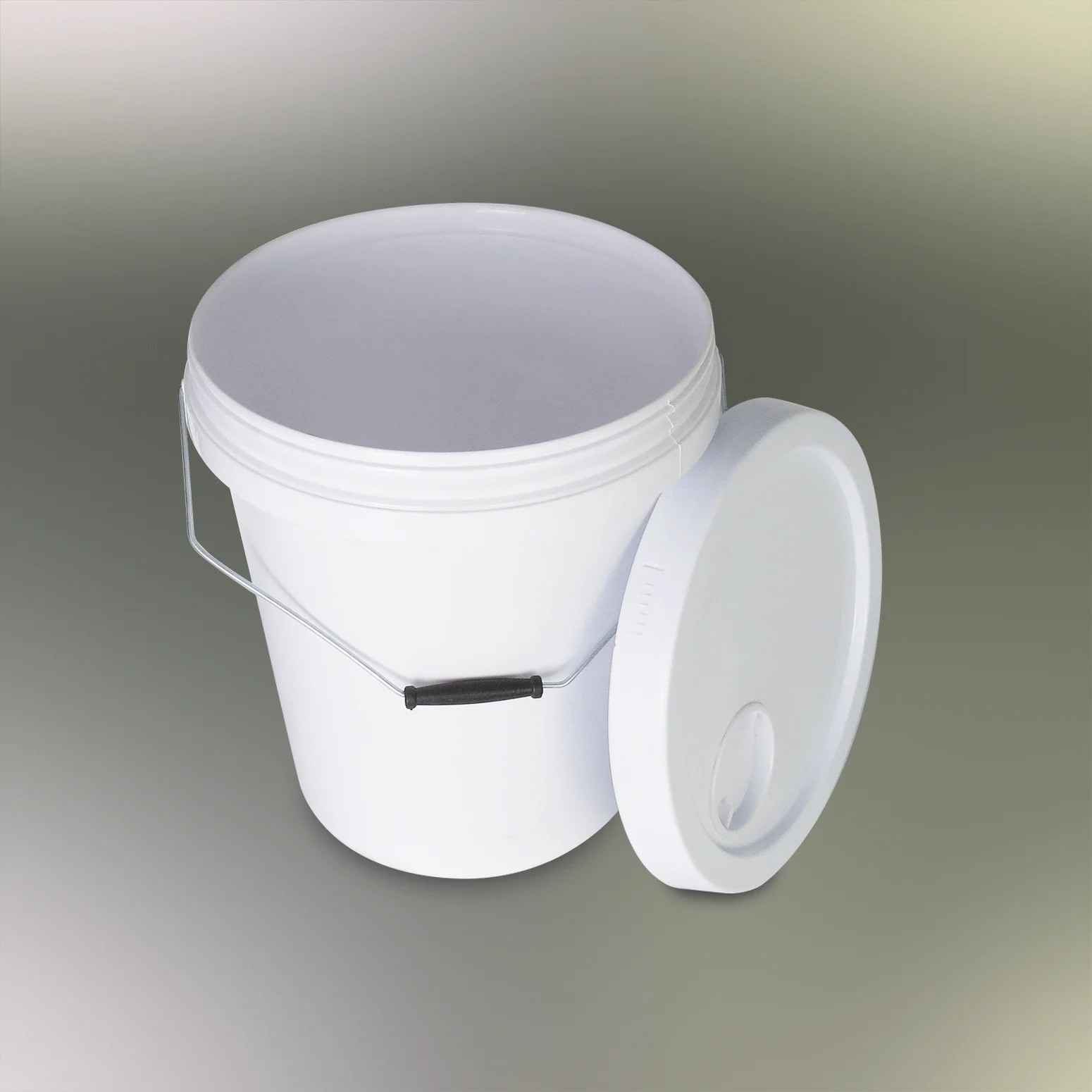 Wholesale Virgin PP Material Multi-purpose Plastic cylinder Packaging Bucket 18 lit