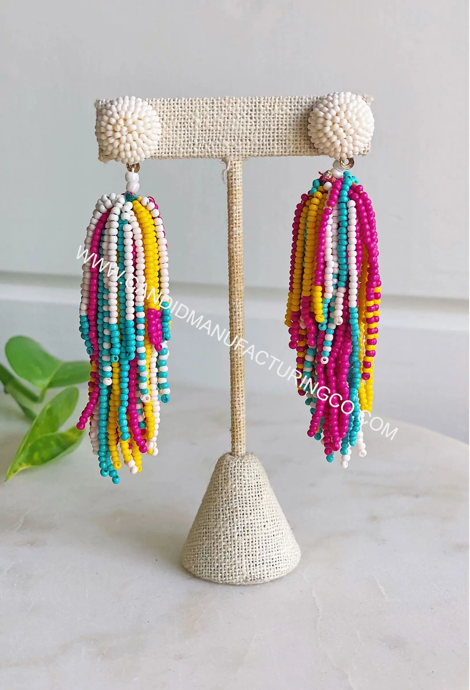 Серьги с бусинами CALLA в черном цвете легкие серьги модные ювелирные изделия и аксессуары низкая цена