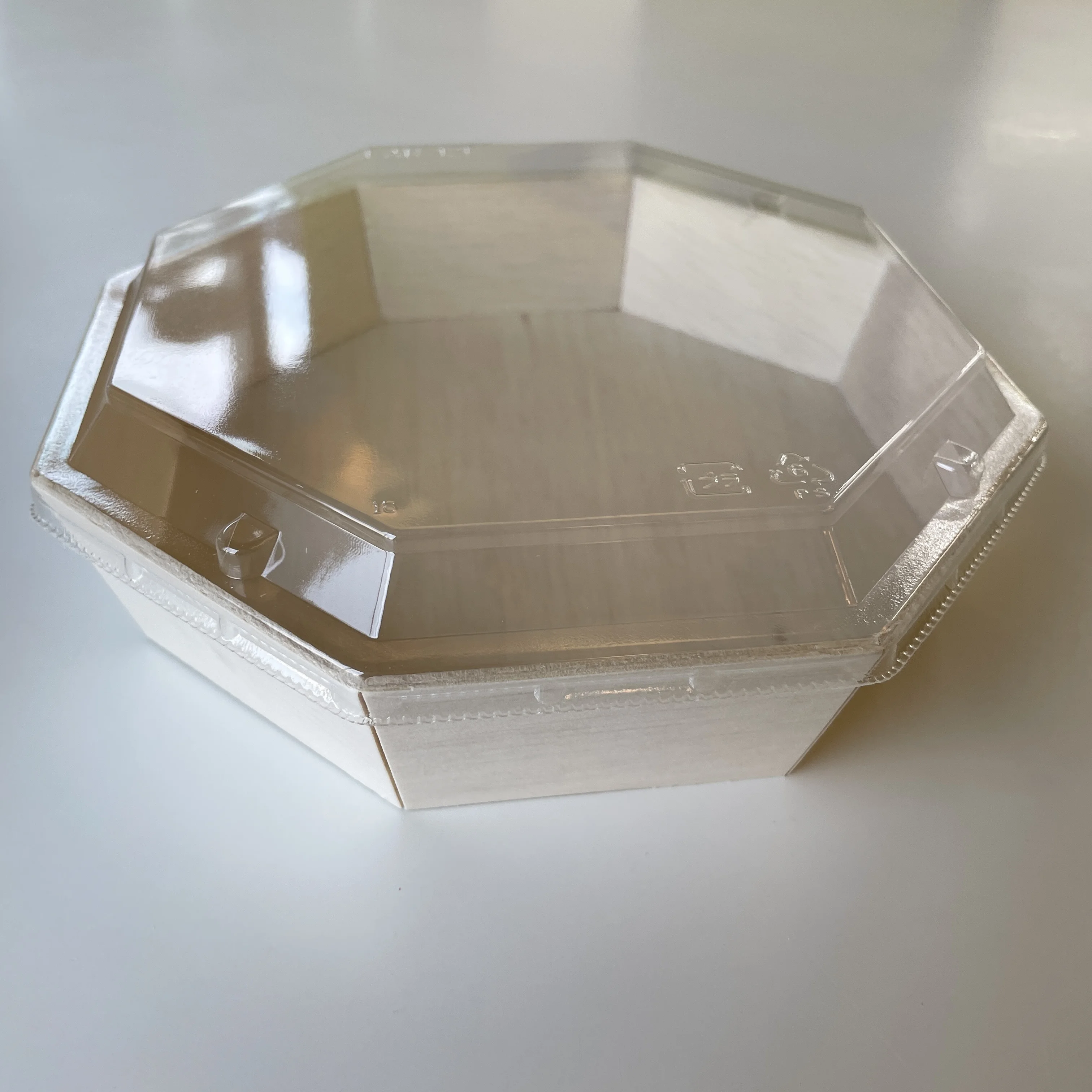 TAKAGI Disposable Takeaway Eco Friendly Wooden sushi catering box pastry dessert bakery cheese food container