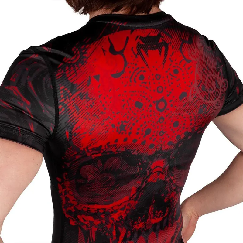 Custom Sublimated MMA Rashguard Compression Shirts for Men 100% Polyester and Spandex Long Sleeve