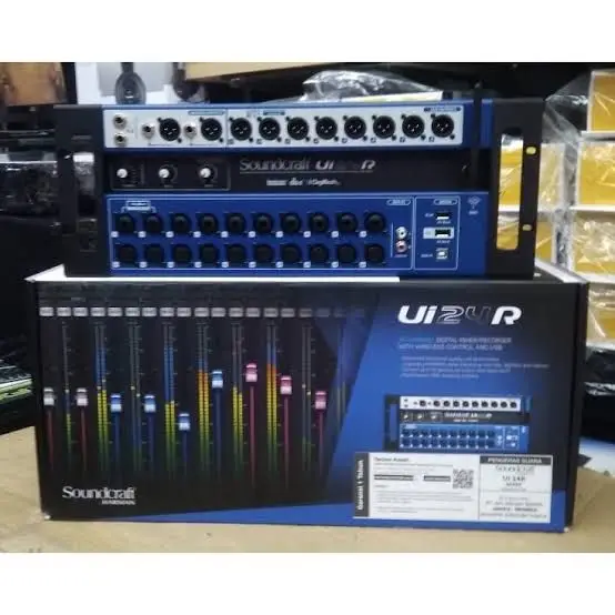 Top Sales Soundcraft Ui24R 24-Channel Digital Mixer Multi-Track USB Recorder with Wireless Control