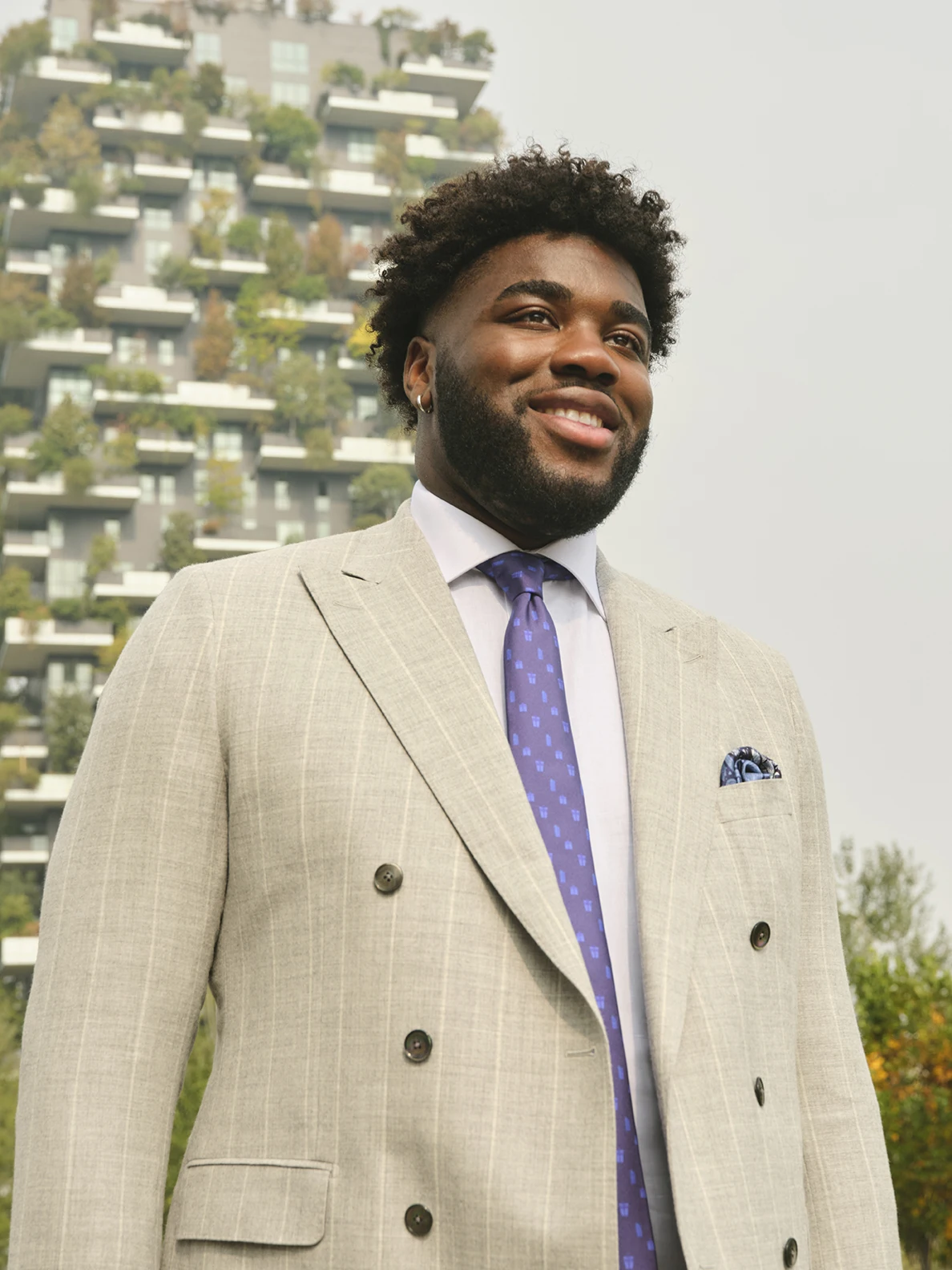 100% Made In Italy Breathable Two Button Suit High Twisted Lightweight Tropical Navy Man Ready To Wear For Graduation Day