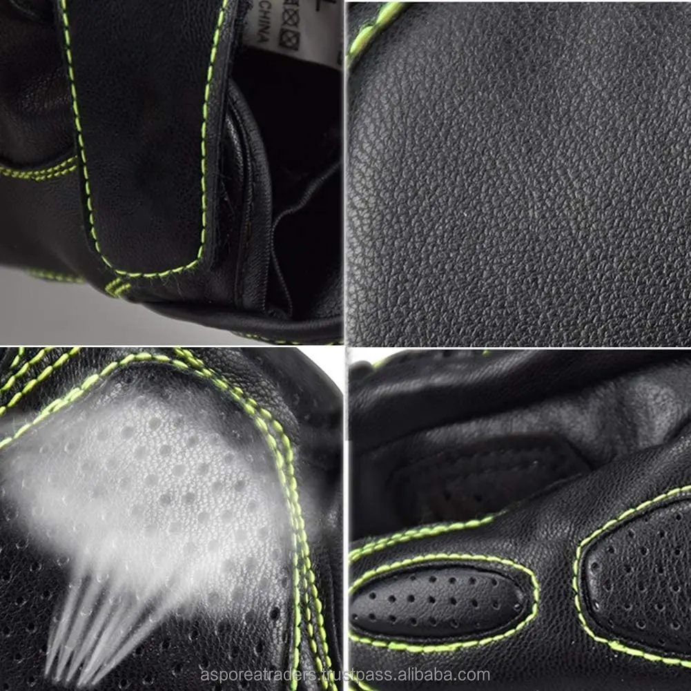 Motorbike Gloves Protection Motorcycle Full Finger Racing Gloves Riding Premium Leather Motorbike Motorcycle Gloves