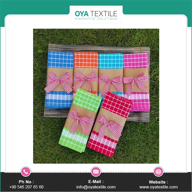 Wholesale Kitchen Tea Dish  Promotion Towels 100% Turkish Cotton Pack of 5 PCS