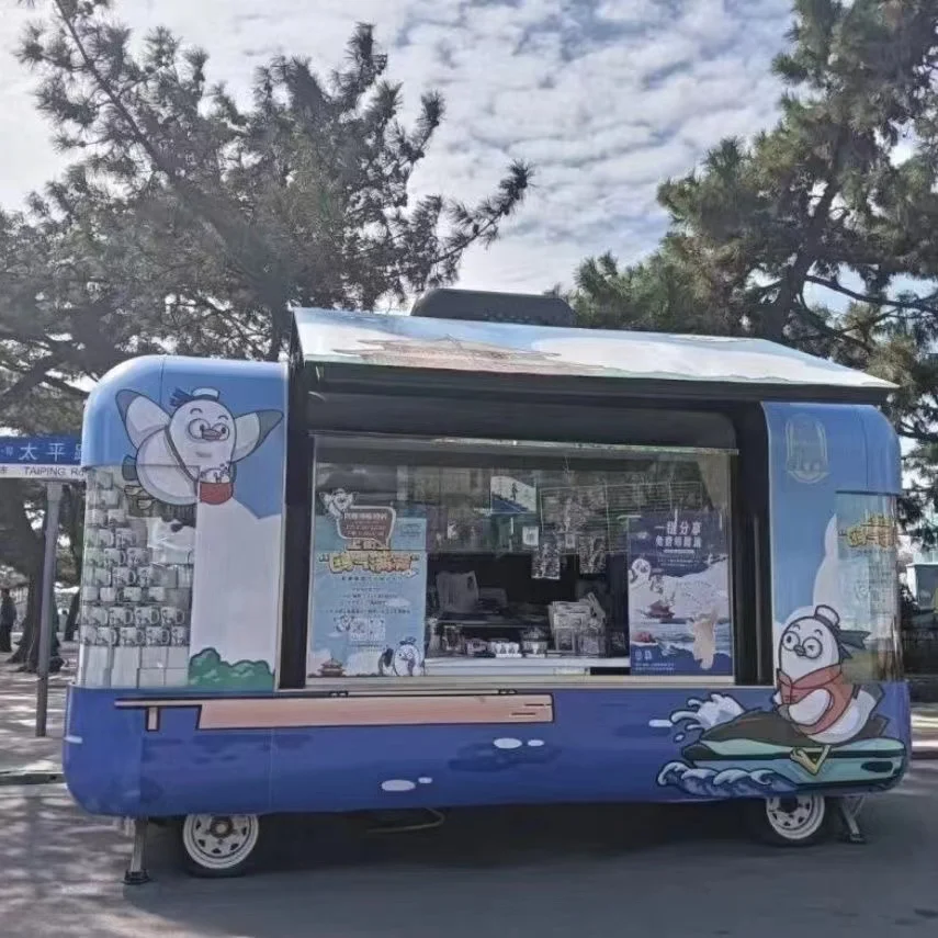 Индивидуальные продукты питания stallfast food грузовик пицца мороженое мобильный торговый автомат boothcoffee трейлер