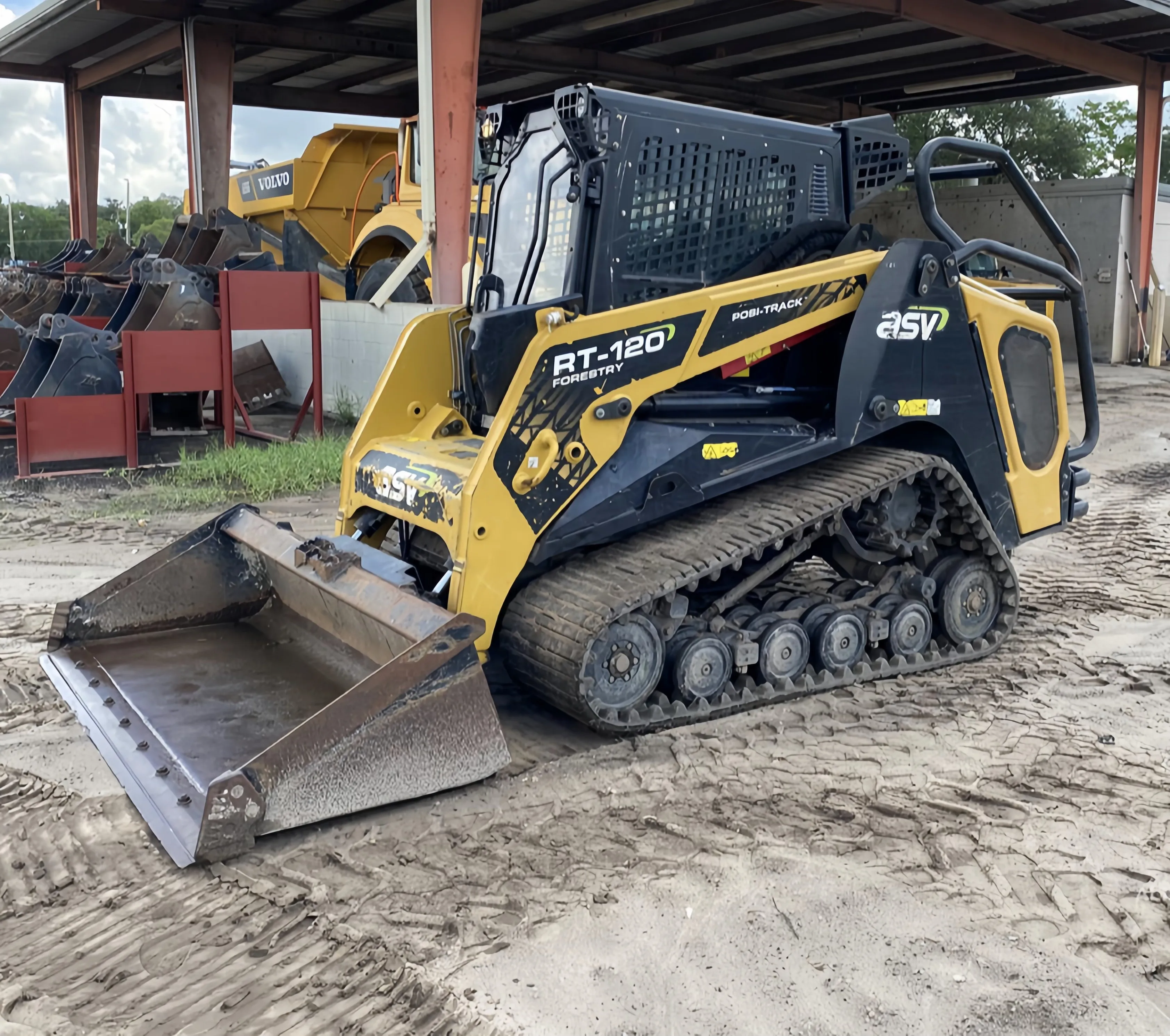 Half Price Factory Sale ASV Skid Steer Equipment  ASV POSI-TRACK RT120F EPA Used Machinery Ready To Ship