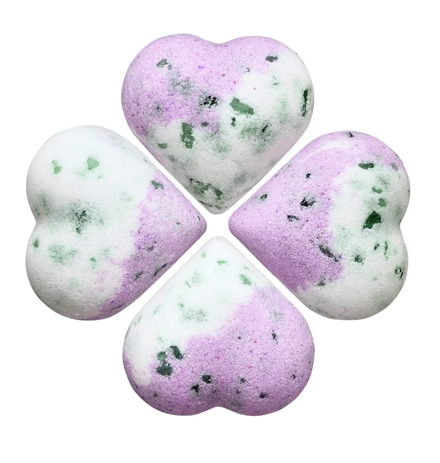 OEM ODM Natural Bath Bombs Gift Set 4 x 90g Gift Box  Essential Oils Sea  Salt Balls Fizzy Spa Bubble Bath Women Holiday