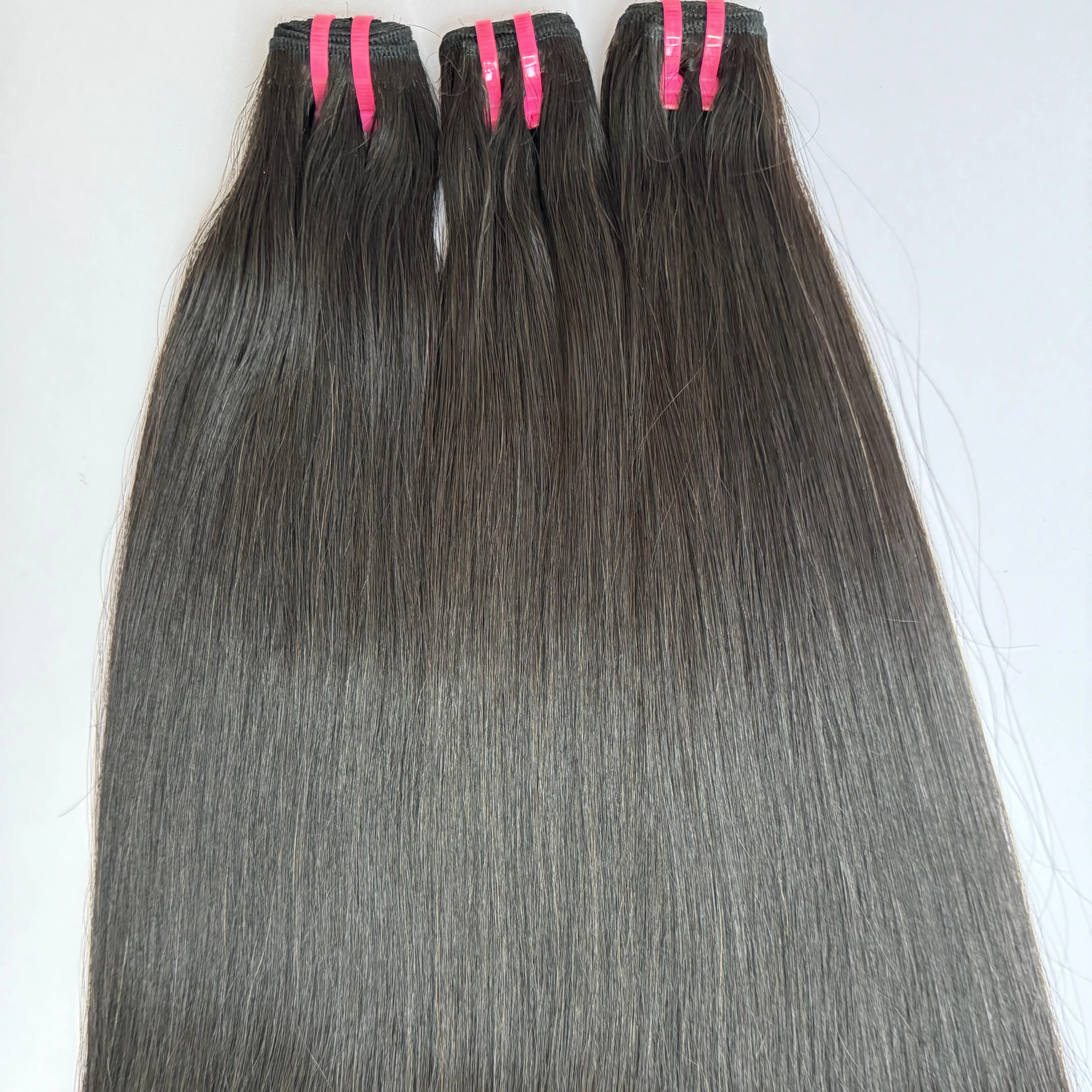 Hot Sale Double Drawn Machine Weft Hair Extensions - 100% Remy Virgin Cuticle Hair From VietNamese Factory