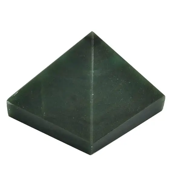 Beautiful green Jade Agate Pyramid Wholesale High Polished Natural Gemstone Crystal Pyramid Healing Pyramids For Decoration