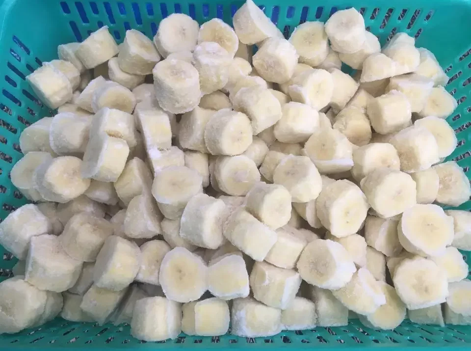 Good Quality Frozen Fruit Vacuum Packed Organic Processed IQF Freezing Process Dices Slices Banana From Vietnam