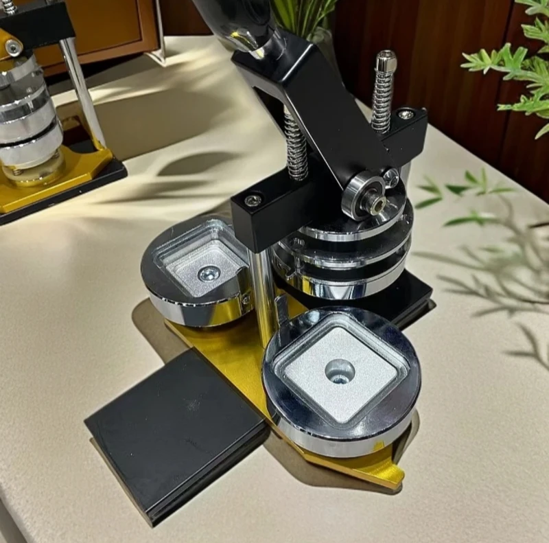 New 50x50mm Square Magnetic Refrigerator Magnets  Customizable Magnets for DIY Creations with Manual Button Making Machines