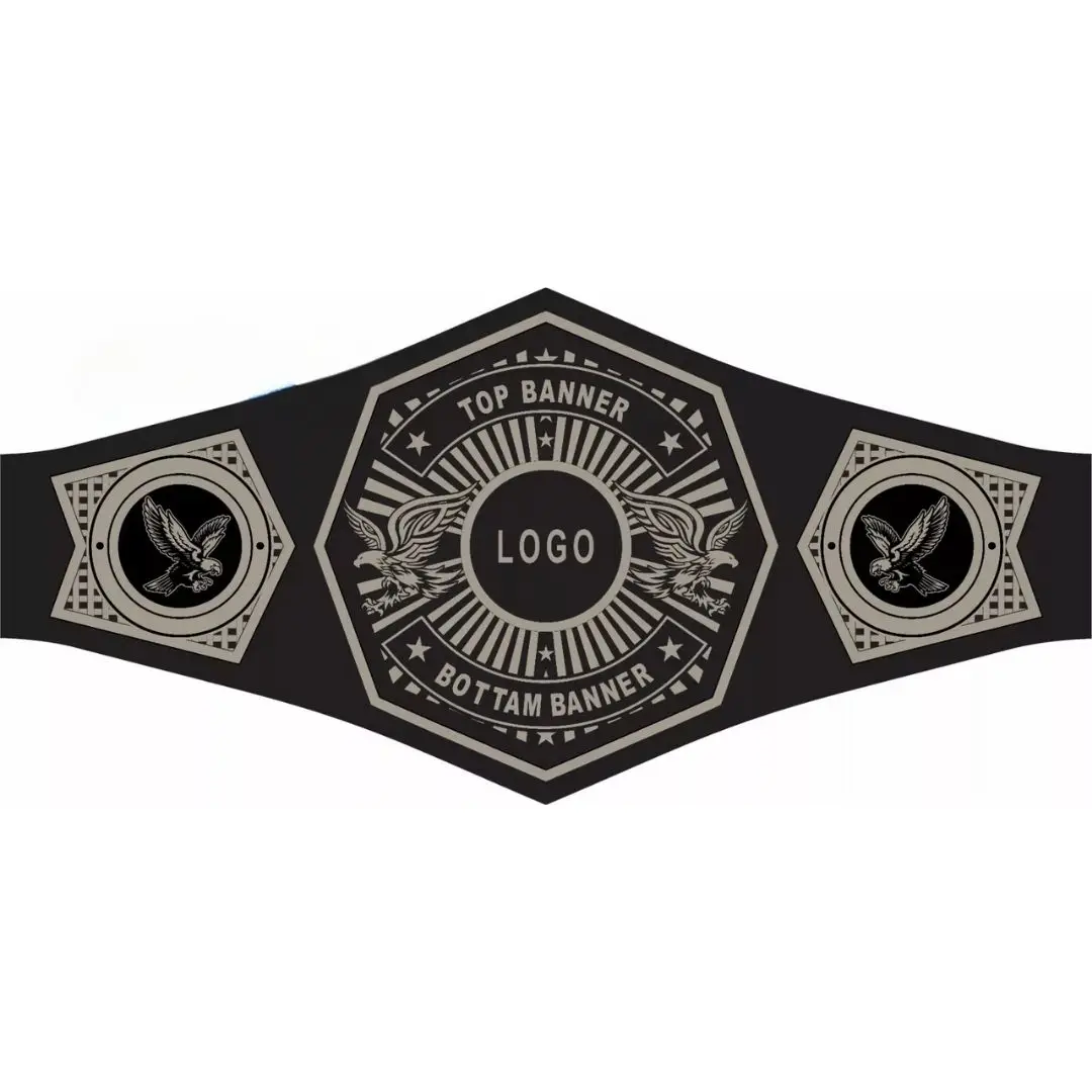 Buy Low MOQ New Design Custom Heavyweight Championship Belt Leather Strap Boxing MMA Wrestling