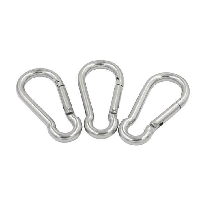 304/316 Stainless Steel Spring Snap Hook for Camping Hiking Snap Hook
