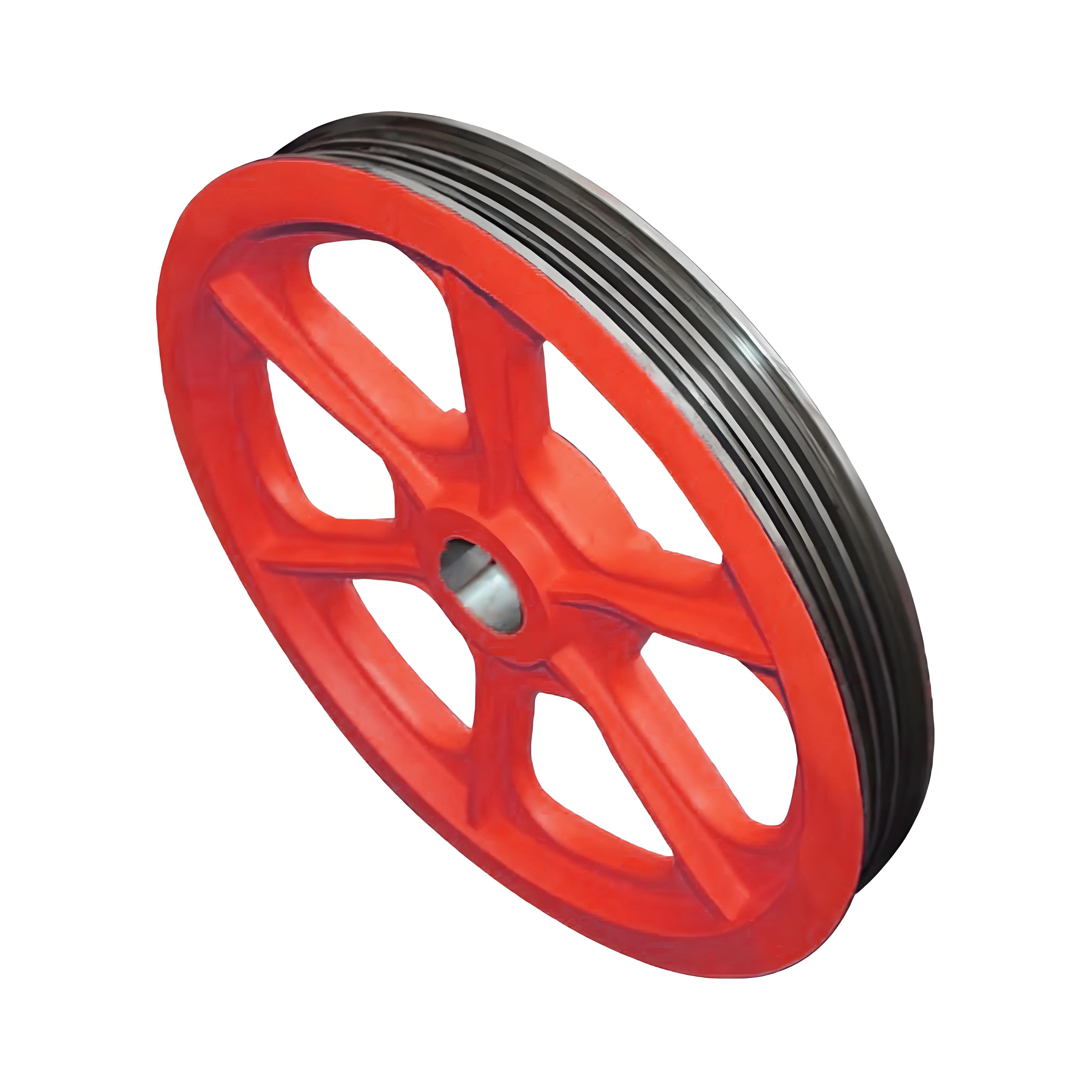 High-Durability Cast Iron Traction Wheel for Elevators