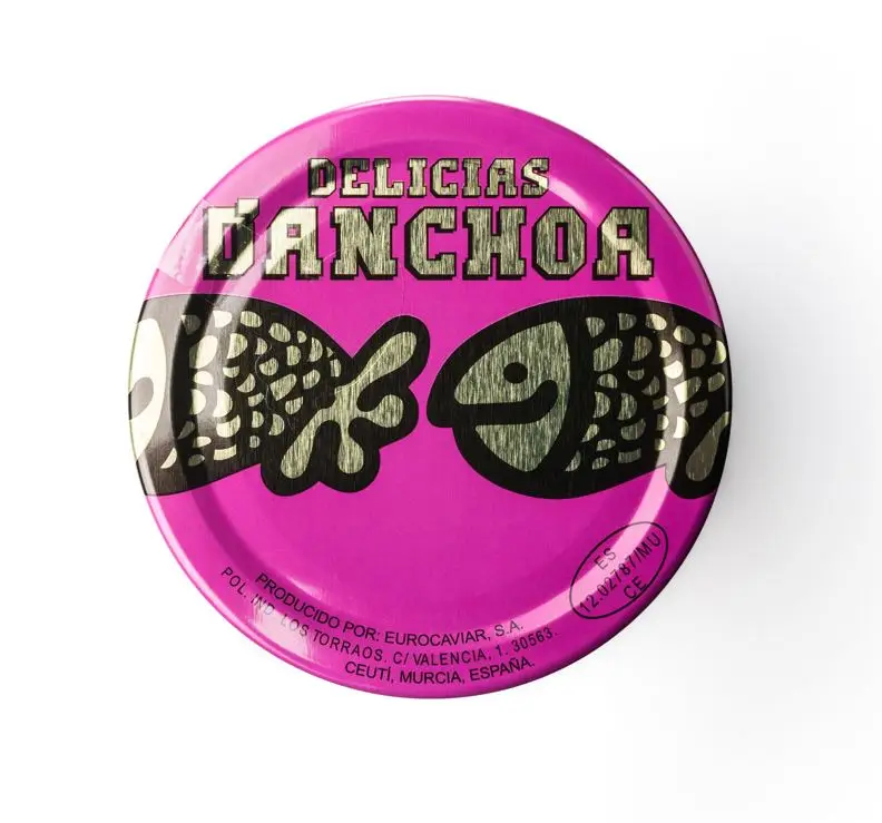 Well known made in Spain 100g Cantabrian anchovies in spheres for food service