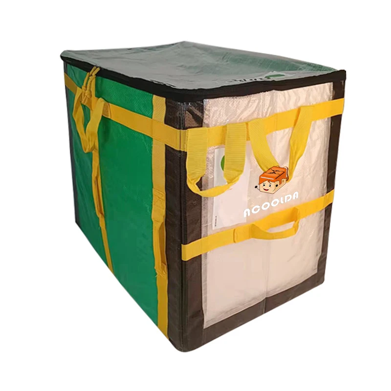 OEM Courier Style Delivery Tote Bags Large Capacity Folding Transportation Express Bag Delivery Tote Logistics Bag