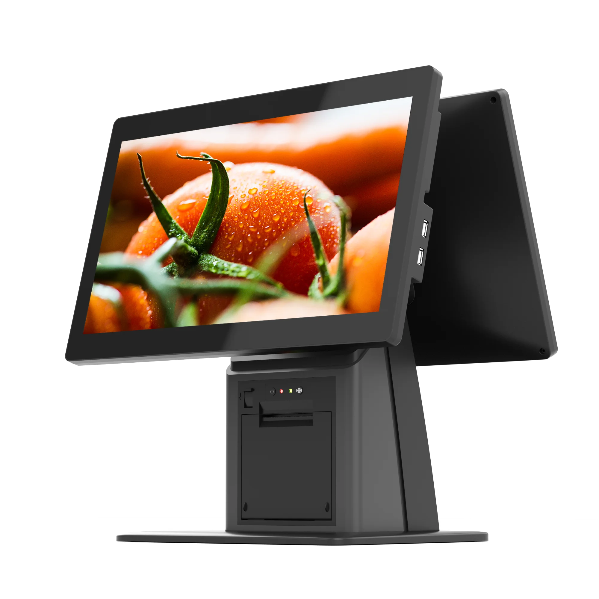 Manufacturer offline pos machine 15.6' touch screen all in one cash till system for supermarket with built-in printer