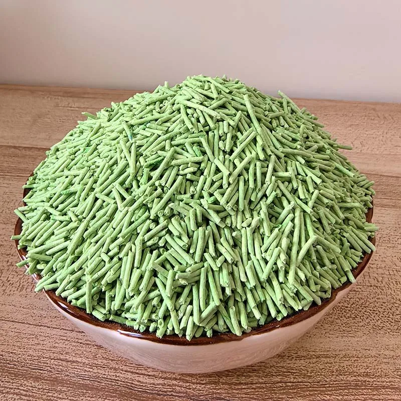 Natural tofu cat litter highly absorbent fast clumping millet tofu cat litter sand for Kitty