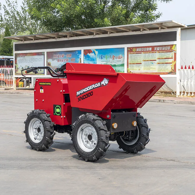 Rhinoceros XND300 Mini Transporter For Agriculture Mini Rubber Tracks Crawler Transporter Mini Dumper Transporter new used