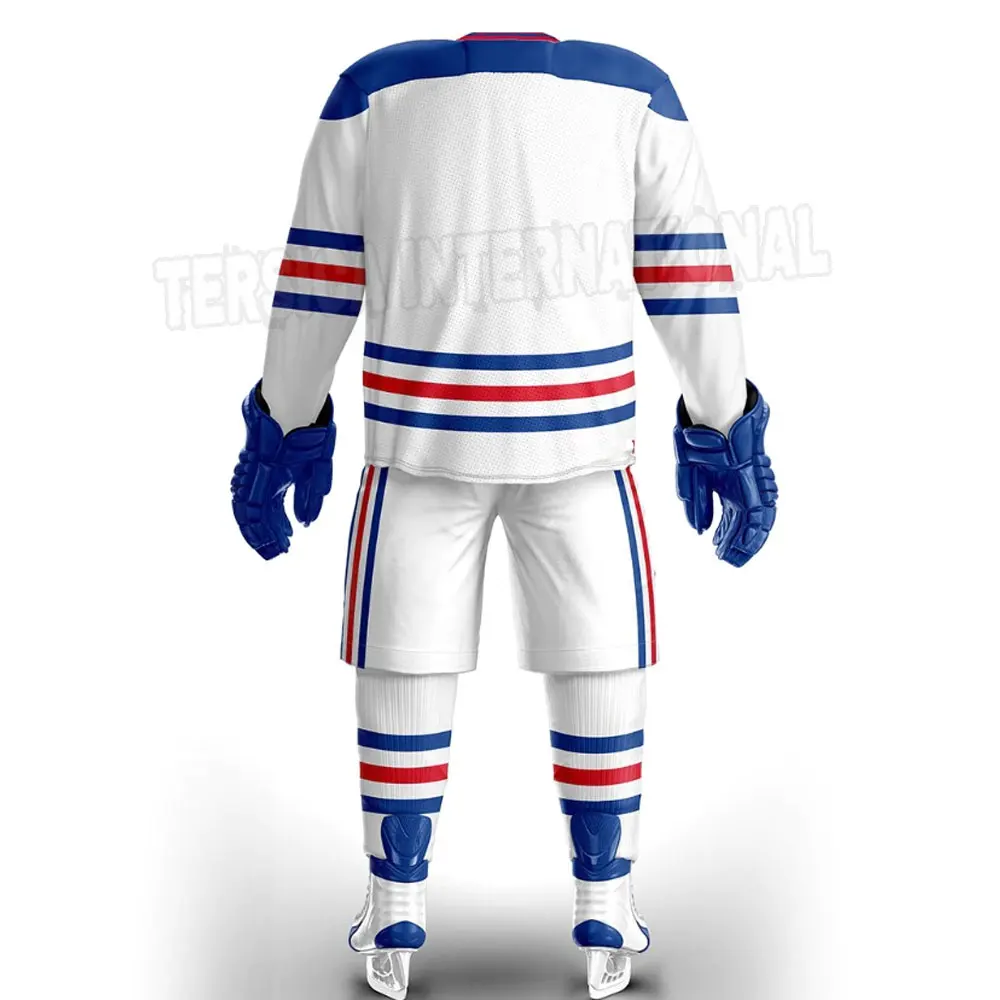 High Quality Polyester  Men Ice Hockey Uniforms Unisex New Custom Men Ice Hockey Uniforms For Online Sale