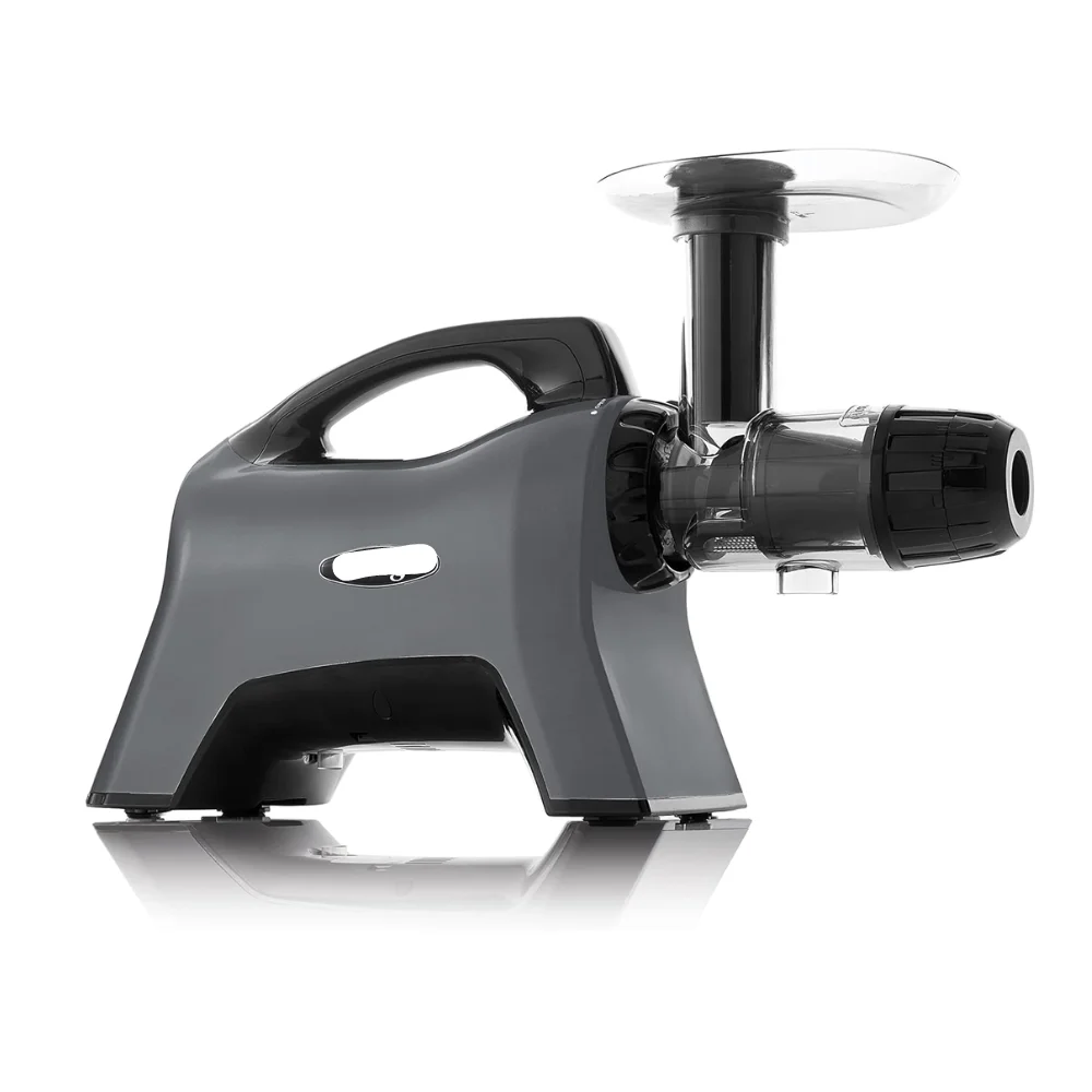 HOT DEAL Medical Medium Masticating Juicer, Cold Press Juicer Machine For Celery with Adjustable Dial, 200-Watt, Silver,Gray