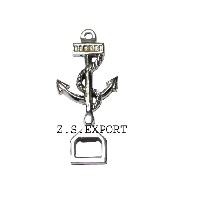 2022 TOP ||||| Unique design Brass Anchor Cork Opener wholesale Brass wine bottle Opener unique bar accessories