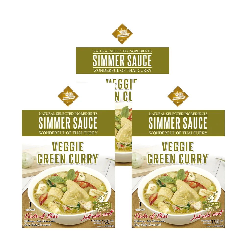 Best product Simmer Sauce - Green Curry Sauce 150g Premium Quality Product from Thailand