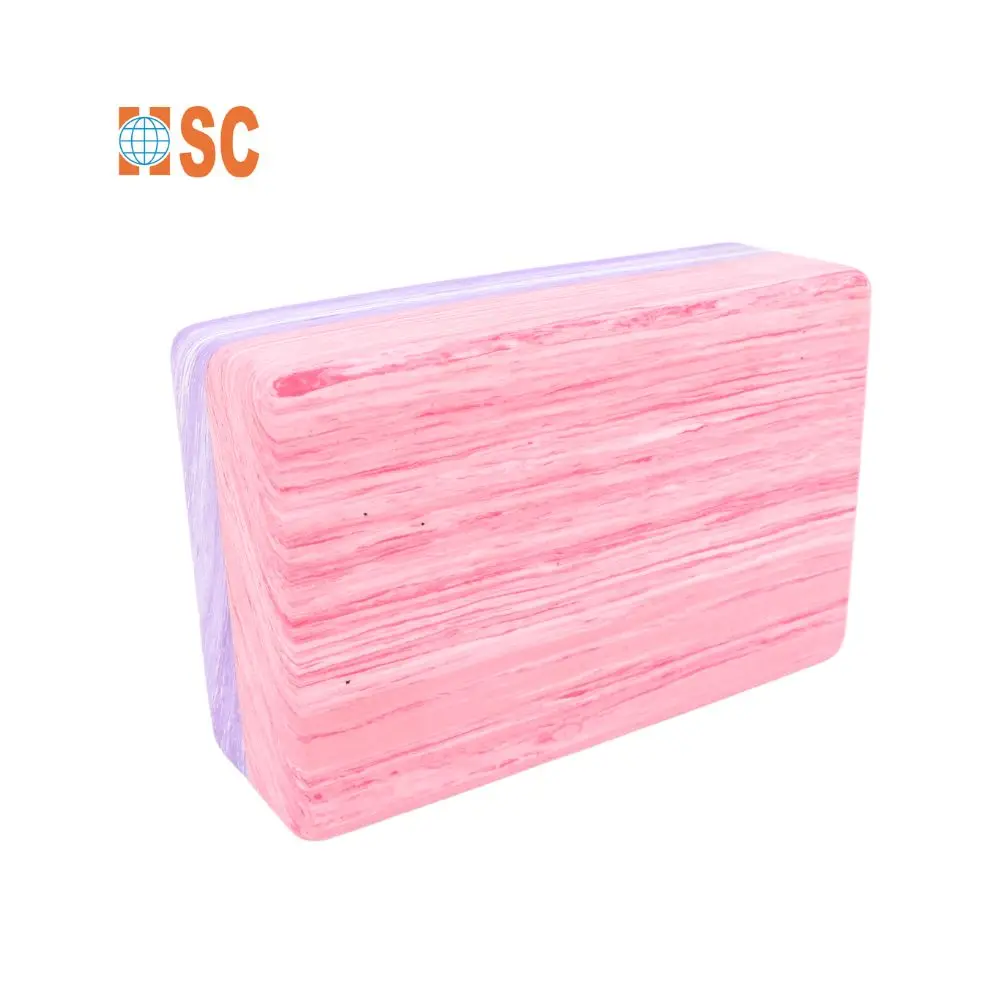 High Density EVA Foam Yoga Pilates Block Brick Fashion Camouflage Color OEM Custom Logo Color Size Density