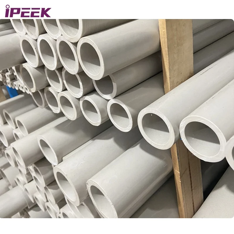 iPEEK 10 Years Manufacturers Price Raw Material Hollow Bar Natural Black PEEK Tube Tubing Pipe