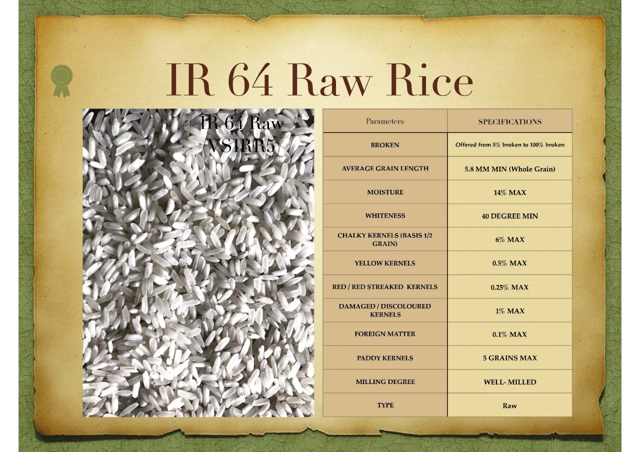 2022 Bulk Supplier IR 64 Non-Basmati Rice Available
