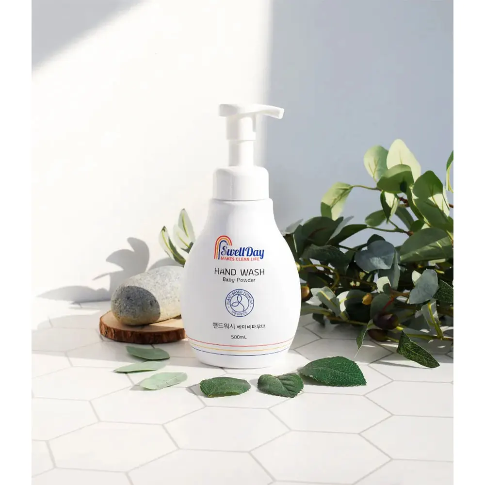 [SWELLDAY]KOTRA Hand face Wash Made in Korea Hand wash with vegetable ingredients for Deep Cleansing with soft baby powder scent