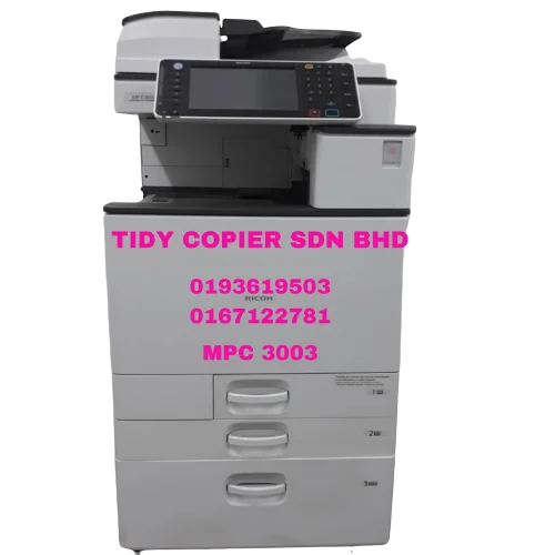 Цифровой копировальный аппарат Ricoh Mpc 3003-контактный номер + 60193619503