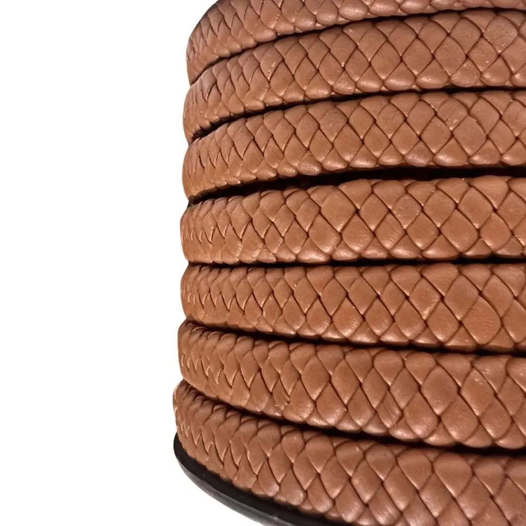 nappa oval braided leather cord |Quality Manufacturer | Great Rub Fastness, Light Fastness & Perspiration Fastness