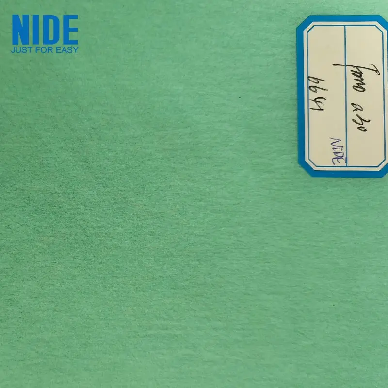 Wholesale Green 6641 DMD F Class Insulation Paper Material 0.25/0.3mm For Transformer Motor