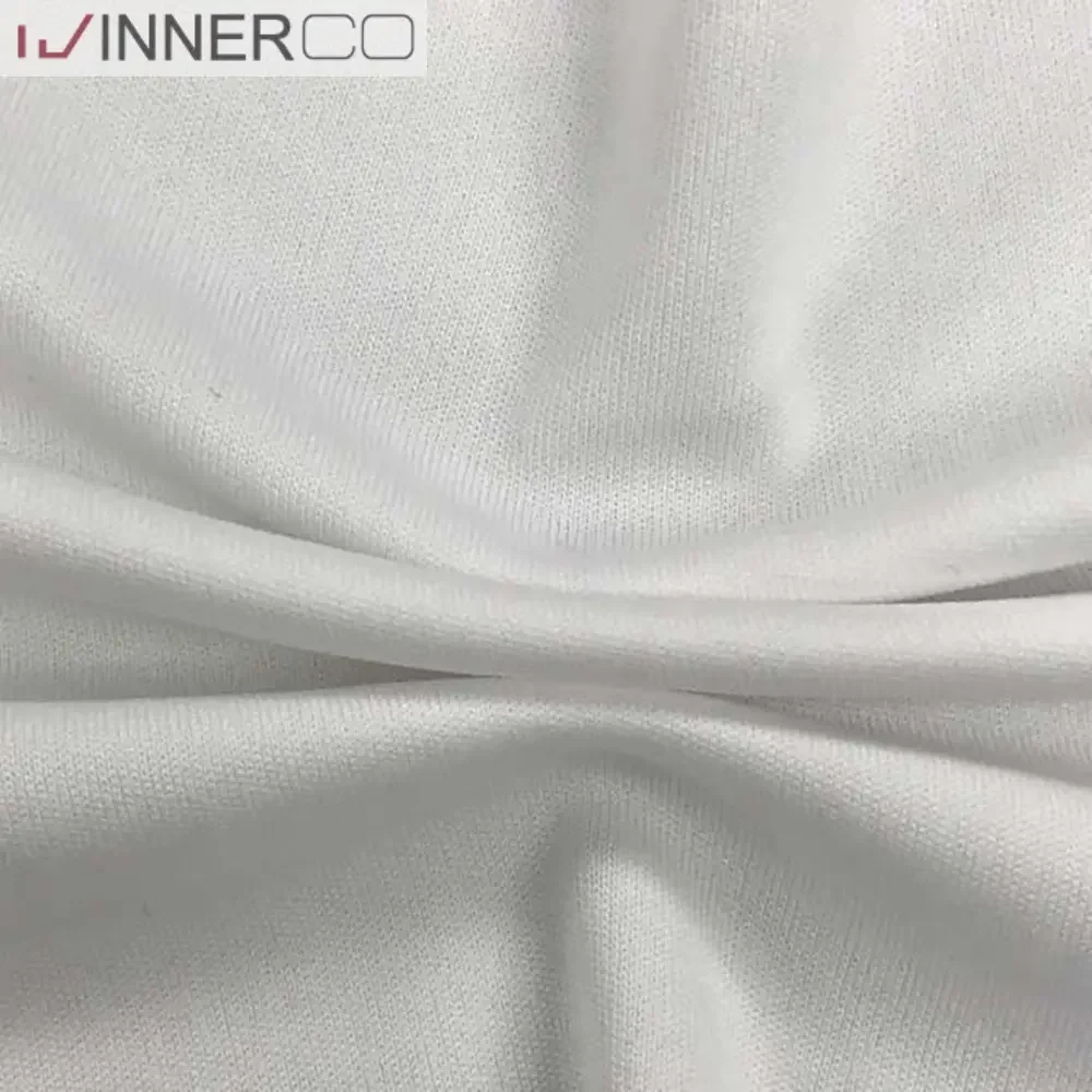 Smooth and Stretchable 100% Recycled Polyester Interlock Fabric