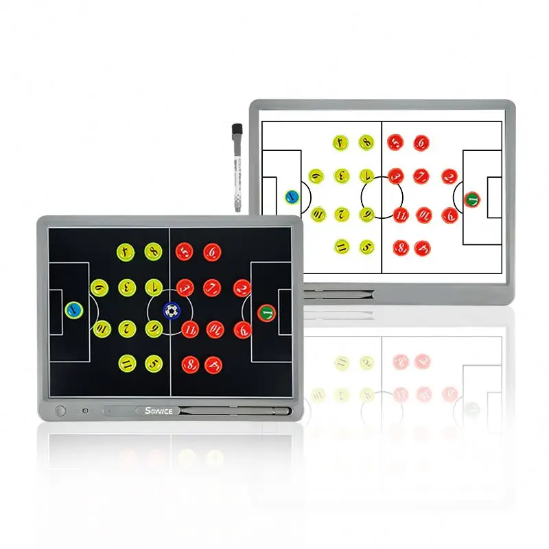 15Inch 20Inch Electronic Coaching Board with Magnetic pawns Football Soccer Tactic Writing Pad Basketball Training Equipment